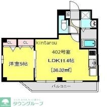 MaximasI 402の物件間取画像