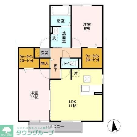 サキクサノ郷の物件間取画像