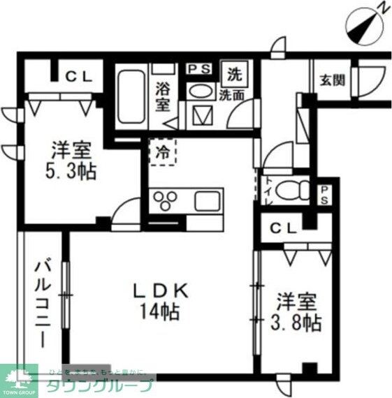 GRAND MAISON NISHICHIBAの物件間取画像