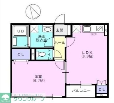 アルプスの物件間取画像