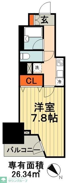 パークアクシス千葉 の物件間取画像