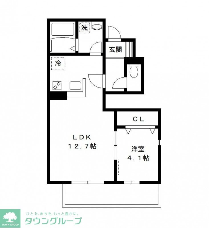 エコーハイツの物件間取画像