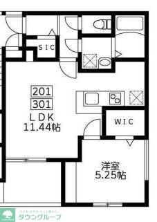 ミリアビタ長洲の物件間取画像