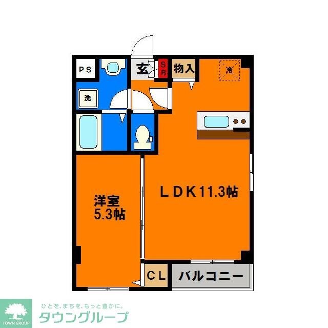 シンシア三番館の物件間取画像