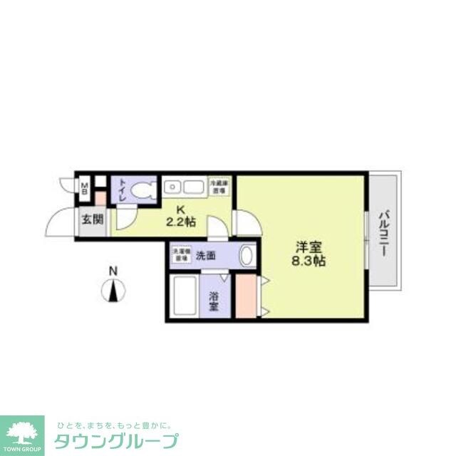 ミリアビタ稲毛の物件間取画像