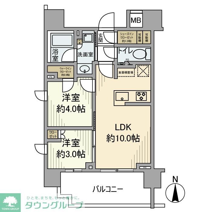 プレミアムレジデンス千葉ステーションサイトの物件間取画像