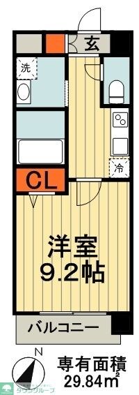 ブルーオーシャン の物件間取画像