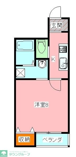 アンプレッセの物件間取画像