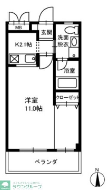 BAY SIDE COURT弐番館の物件間取画像