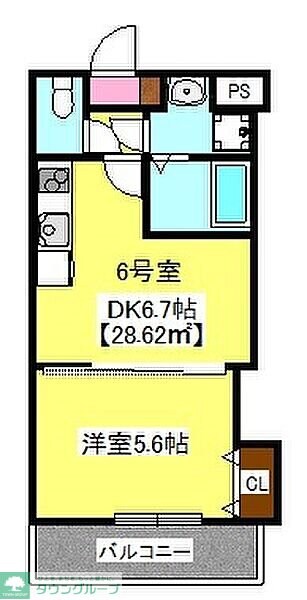 MayAzurl登戸(メイアジュールノブト)の物件間取画像