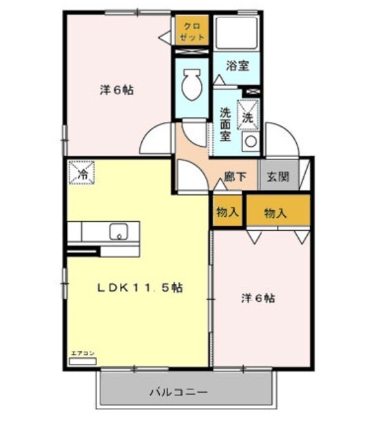 フェニックスF の物件間取画像