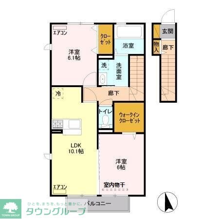 サングリーンB の物件間取画像