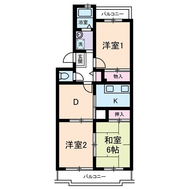 パークヒル航空公園IIの物件間取画像