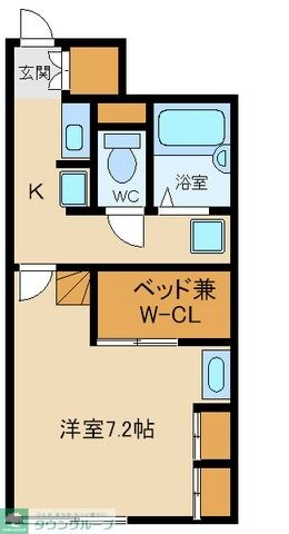 レオパレス山吹の物件間取画像