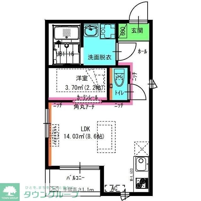 mesm(メズム)の物件間取画像