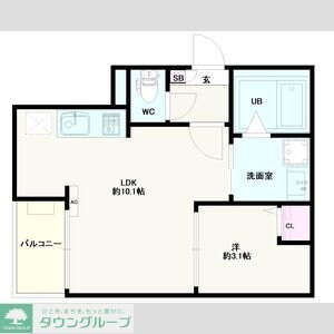 Jack shimofujisawa IIの物件間取画像