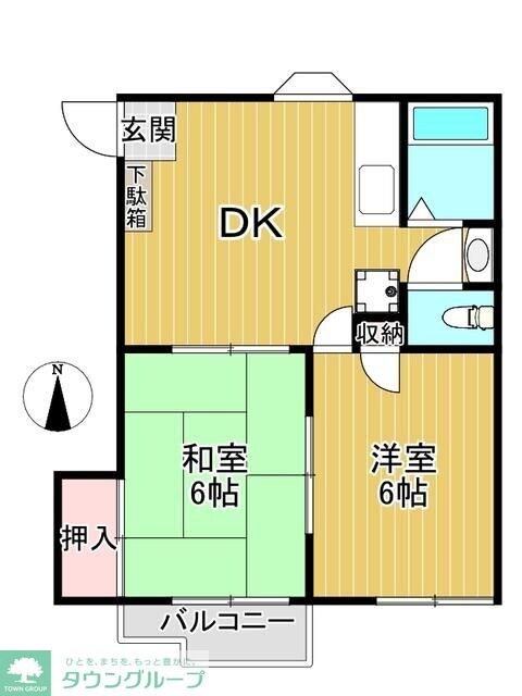 メゾンドUの物件間取画像