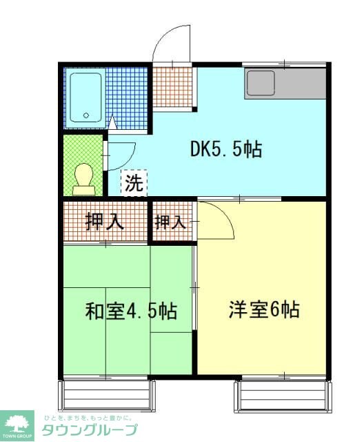 コーポ木村第一の物件間取画像