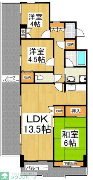 クレストみずほ台の物件間取画像