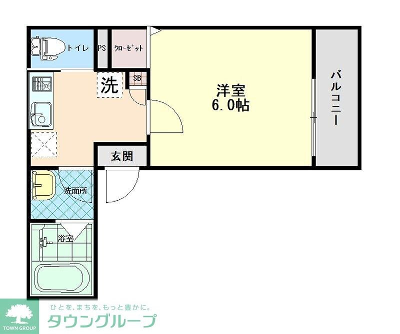 インディゴノワール川越の物件間取画像