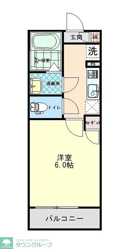 インディゴノワール川越の物件間取画像