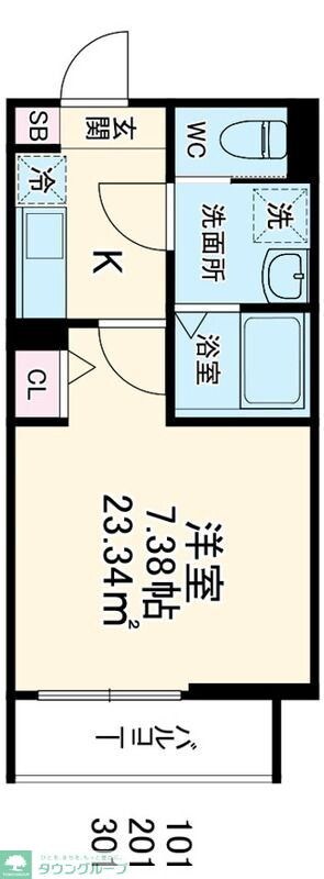 GRADUS川越の物件間取画像