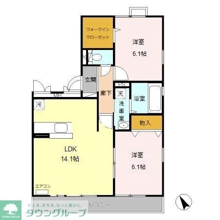 グランドソレイユ (川越)の物件間取画像