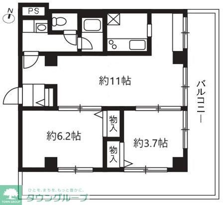 アールスリー川越の物件間取画像