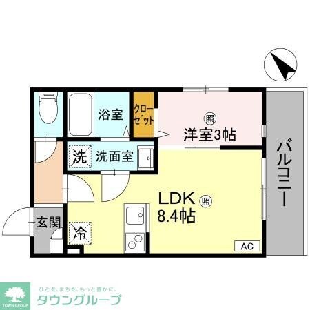 ルミナス所沢の物件間取画像