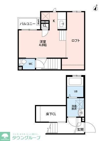 CBふじみ野レーヴの物件間取画像