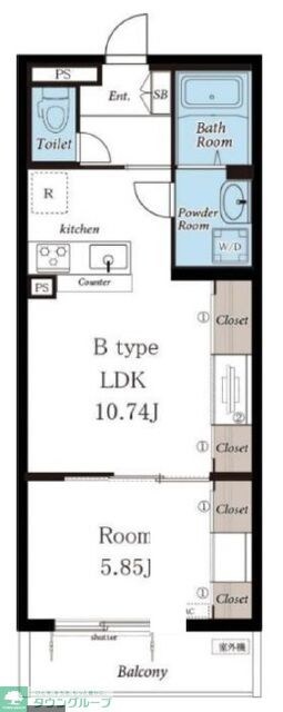 リブリ・花小金井の物件間取画像