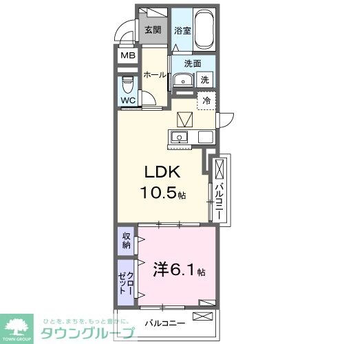 ヒカルサ西所沢の物件間取画像