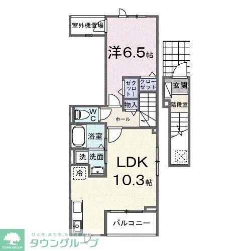 レルージュの物件間取画像