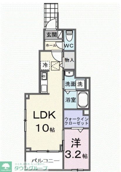 レルージュの物件間取画像