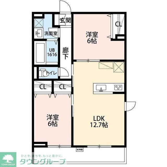 La Libellule 二本榎の物件間取画像