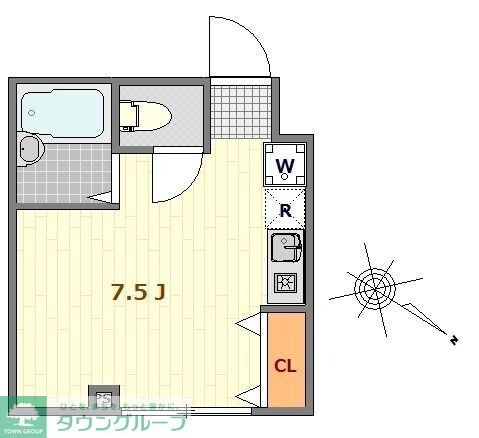 アリエスビルの物件間取画像