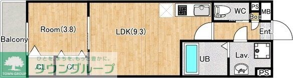 ジーメゾン川越南大塚グランディールの物件間取画像