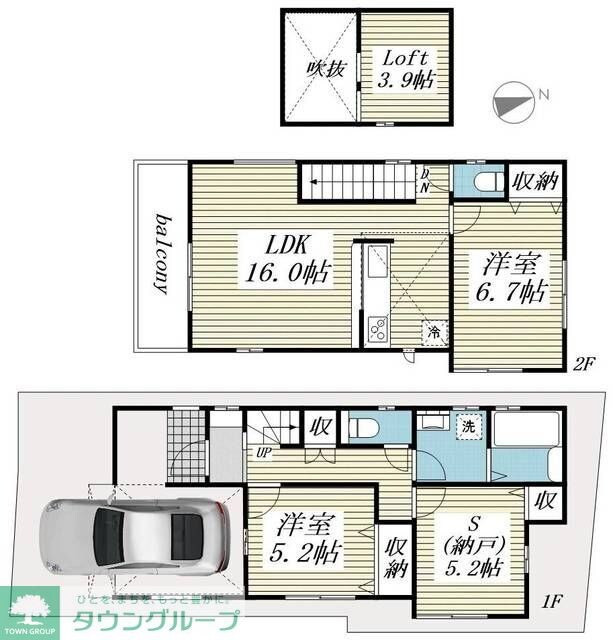 Sumai-to所沢市山口の物件間取画像
