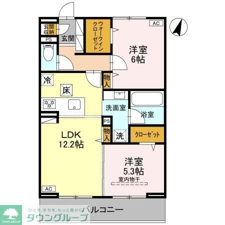 Koaひばりヶ丘の物件間取画像