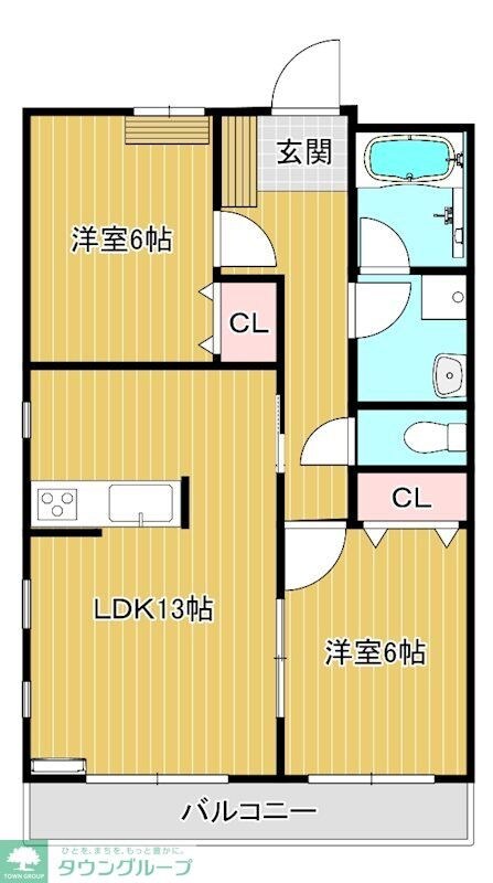 Daimon嶋田の物件間取画像