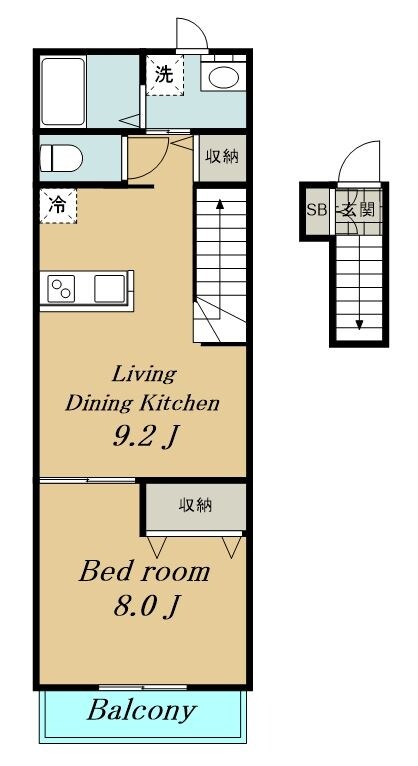 アミーチェの物件間取画像