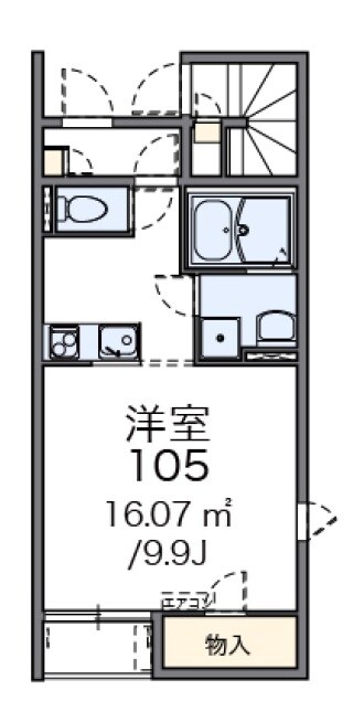 レオネクスト小関2の物件間取画像