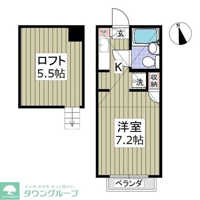 ライトサーム久米川の物件間取画像