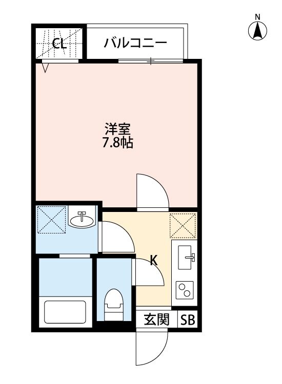 ソレイユ西東京の物件間取画像