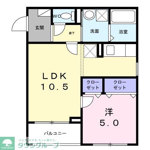 ドゥー・アヴェニールの物件間取画像