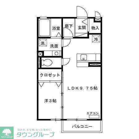 サンクレアIIの物件間取画像