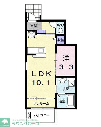 カーサ・プリマベーラの物件間取画像