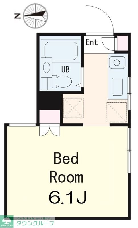 with plunts 北町の物件間取画像