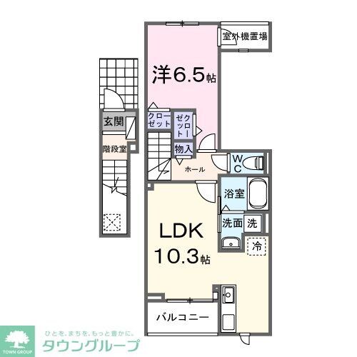 ピースフルIIIの物件間取画像