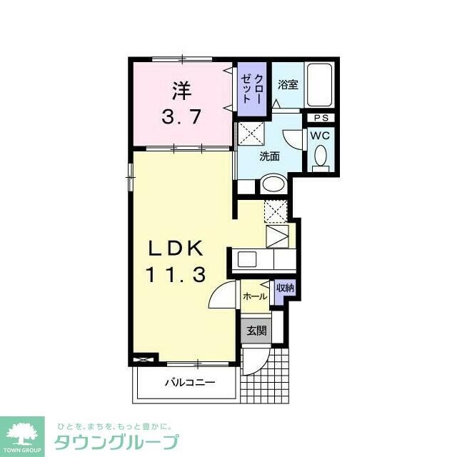 ベルコリーヌの物件間取画像